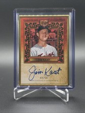 JIM KAAT 2025 TOPPS GILDED GOLD FRAMED HALL OF FAMERS TWINS AUTO /50