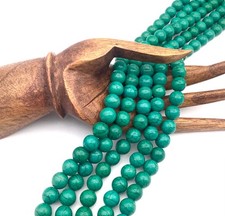 10mm Dark Green Round Howlite Gemstone beads Stone-jewelry Supplies