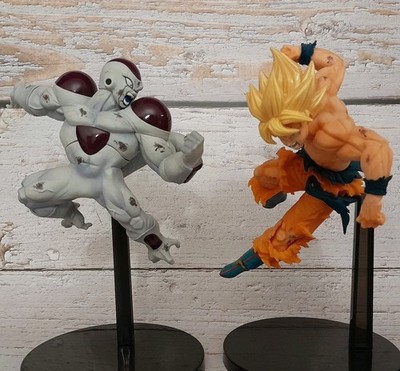 Dragon Ball Z Match Makers Super Saiyan Goku Vs Frieza Figure Set Pvc Banpresto