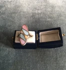 Vintage 925 Silver & Coloured Mother Of Pearl Statement Ring Size Appx P/8