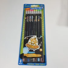 Foohy Cool Writers No 2 Pencils Solar System Fun Facts 8 Pack 2005 Vintage NOS