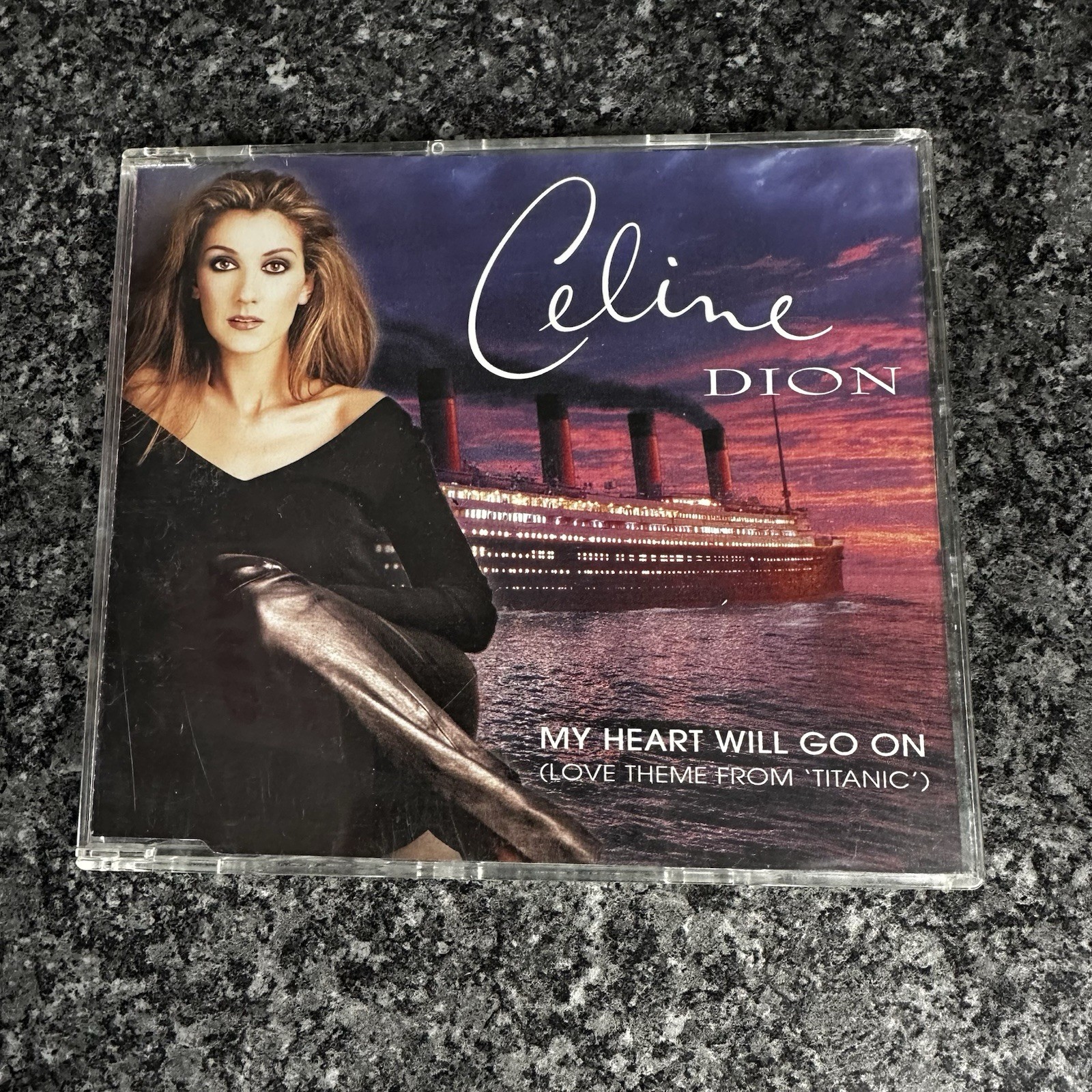 CELINE DION MY HEART WILL GO ON 4 TRACK CD SINGLE WHERE DOES MY HEART BEAT NOW