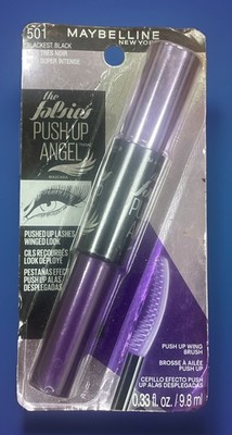 Maybelline The Falsies Push Up Angel Washable Mascara, 501 Blackest Black