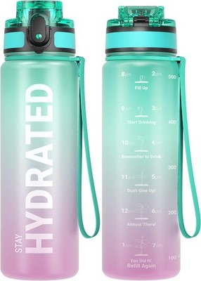 Sahara Sailor Trinkflasche 1L Tritan Zeitmarkierungen