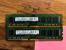 Samsung 16GB (2x 8GB) DDR3-1600 PC3-12800 M378B1G73DB0-CK0 240PIN Desktop Memory