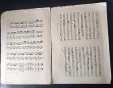 c1860s sheet Music The Torchlight Galop T. Browne Thomas Packer cover