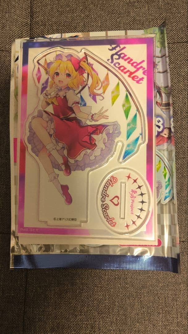 14+ Touhou Flandre Scarlet Big Acrylic Stand Protective Film Character ...