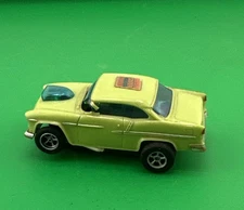 Vintage Aurora AFX Slot Car  '55 Chevy Bel Air In Lime Green Runs Nice