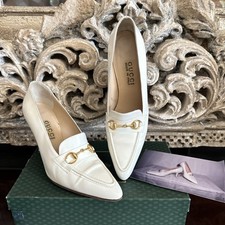 Gucci Still White 9B VTG Pumps Horsebit