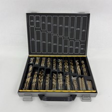 Juego de brocas de titanio Mastergrip 128 piezas con estuche metálico