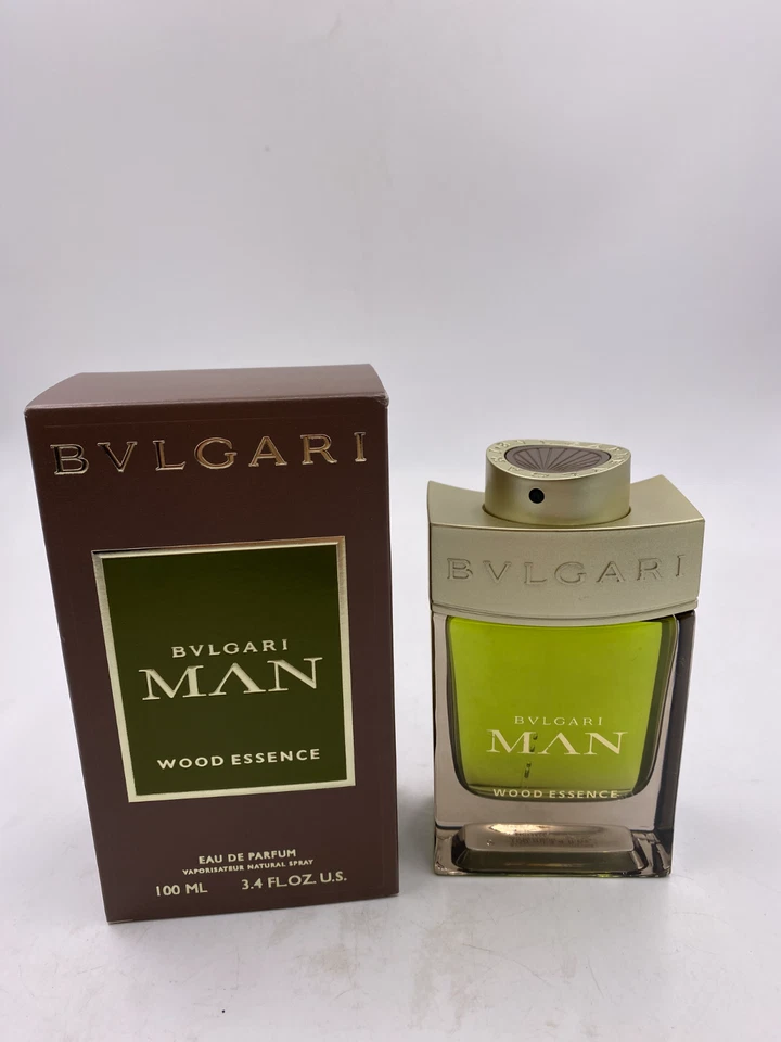 Esencia de madera Bvlgari Man de Bvlgari Colonia para hombre EDP 3,3/3,4 oz nueva en caja Foto 2 de 4