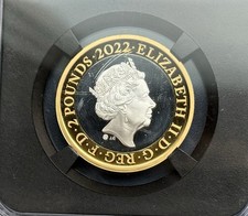 2022 | Silver Proof 25 Year of the £2 Two Pound Coin | In Slab Capsule |