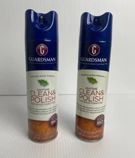 Guardsman Anytime Clean & Polish Woodland Fresh for Wood Furniture 12.5oz Lot of