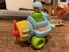 Toomies TOMY Push & Go Plane Baby Toy, Push Along Works