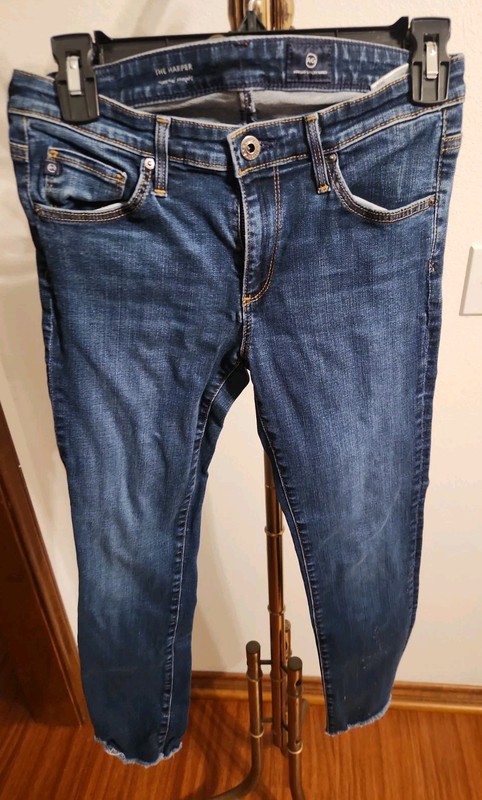AG Adriano Goldschmied Jeans Womens 26R The Harper Straight  Denim Casual