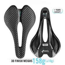 3D Printed Bicycle Saddle Ultralight Carbon EVA 245x145mm Bike Seating Part MTB