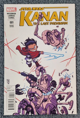 Star Wars Kanan the Last Padawan #1 Marvel 2015 Variant Skottie Young Cover- NM-