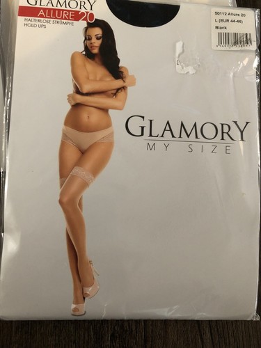 Glamory Allure 20 Style 50112 halterlose Strümpfe (Thigh Hi's) Größe und Farbe wählbar - Bild 4 von 4