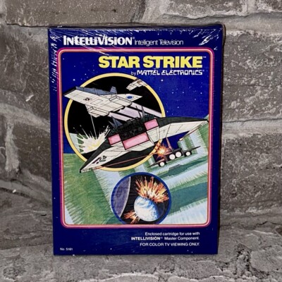 Brand New Intellivision Star Strike Factory Sealed Video Game #5161