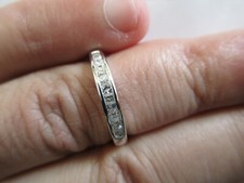 14K Gold Diamond Wedding Band Diamond .65 Carat F-VS1   2.60 Gram Value 4,650