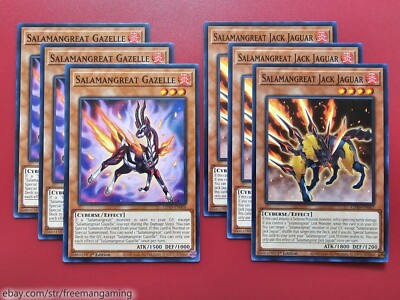 Yugioh Salamangreat Deck 55 Cards Gazelle Sunlight Wolf Budget