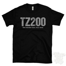TZ200: Two-stroke fire, full lean T-Shirt motorcycle biker