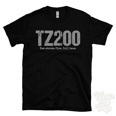 TZ200: Zweitakt Feuerwehr, Full Lean T-Shirt Motorrad Biker