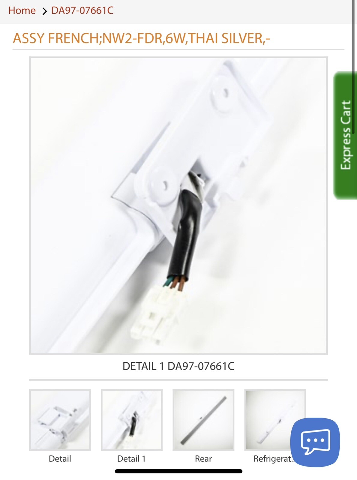 New OEM Samsung Refrigerator Flipper DA9707661C Flip. In Stock eBay