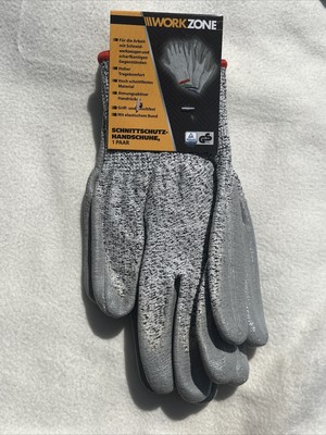 W006 WorkZone - Schnittschutz - Handschuhe - 1 Paar - Neu