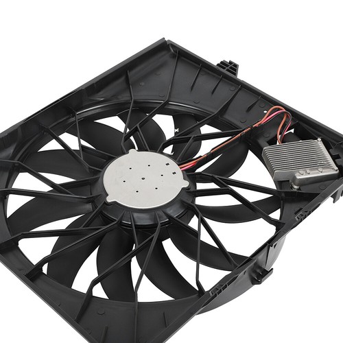 A/C 75924 Radiator Cooling Fan Assembly For 2008 2009-2011 MERCEDES ...