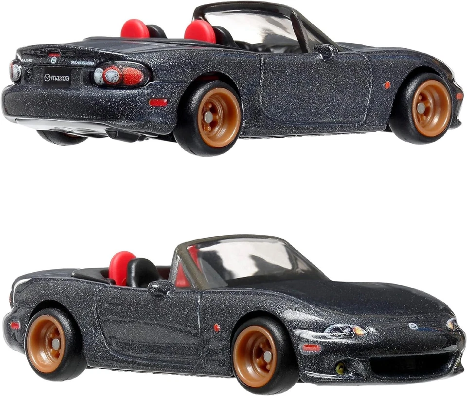 Hot Wheels HRR75 Premium 2-Pack Mazda RX7 FC Pandem/'04 Mazda Mazdasspeed Miata - Image 4 of 4