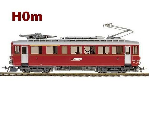BEMO 1268147: RhB ABe 4/4 37 Bernina Triebwagen, rot, NEU | Zustand: Neu