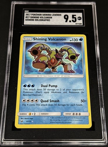Shining Volcanion graded SGC 9.5 for sale on eBay