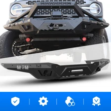 Full Width Front Bumper Texture Steel For 2021 - 2025 Ford Bronco 2/4-Door