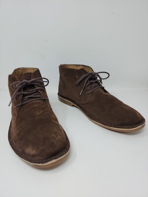 Nunn Bush Mens 12 Brown Suede Leather Lace Up Chukka Boots  display picture 2
