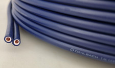 NF Audiokabel Kabel hochwertig Oehlbach NF 1 Blau Meterware