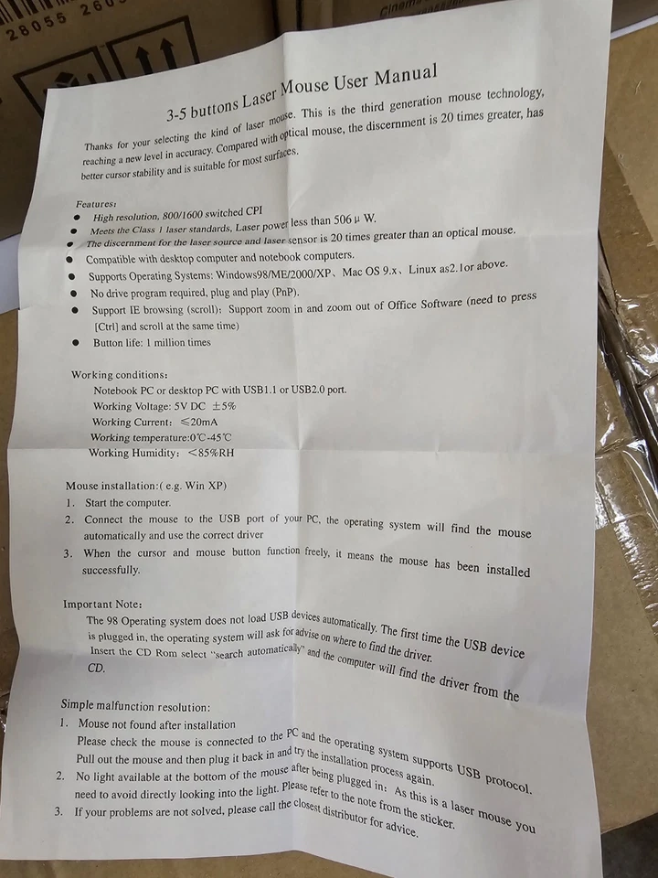 Adesso iMouse S8L USB Illuminated Retractable Mini Mouse - Black - Image 3 of 4