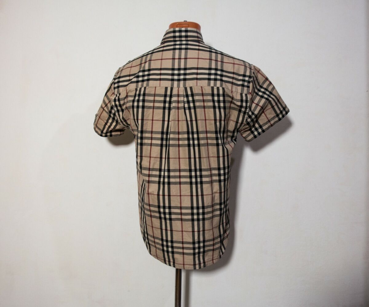 Burberry x Gosha Rubchinskiy oversized shirt Logo nova check Burberry x Gosha Rubchinskiy oversized shirt Logo nova check