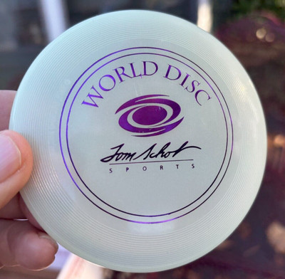 Tom Schot World GLOW Whamo Mini Disc Golf Frisbee Wham-O  (Free Returns) #999