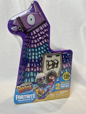 Fortnite Mighty Beanz Collector's Llama Tin Exclusive Beanz 2018 Epic Games