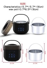 Digital Wax Heater Pot for Paraffin Machine, LCD Display