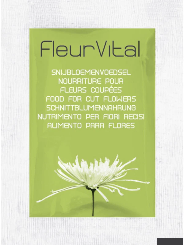 FLEUR VITAL QUALITY CUT FLOWER FOOD 0.5L SACHETS IN VARIOUS QUANTITIES