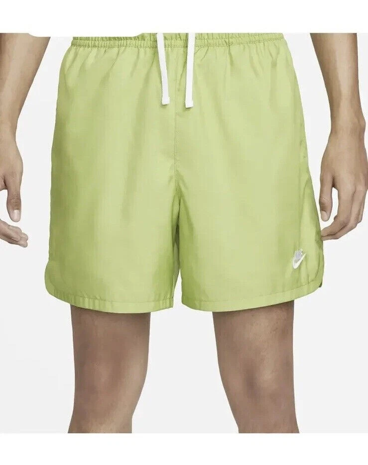 Nike Men's NSW Woven Flow Shorts Lined Vivid Green Size 2XL NEW WITH TAGS!