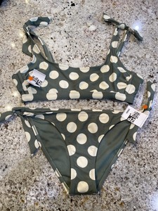 off white one shoulder bikini