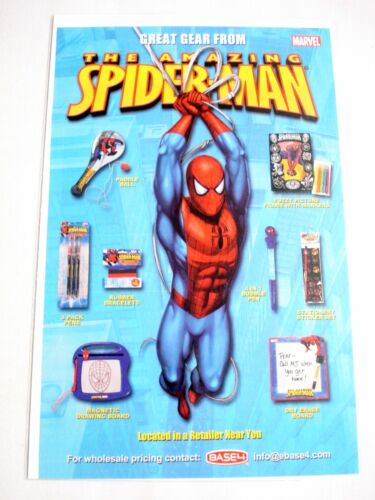 2007 Ad Spider-Man Items Pens, Paddle Ball, Stickers From BASE4 - 第 1/1 張圖片