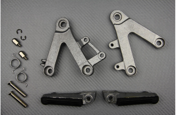Platines repose-pieds avant moto pour Honda CBR 900 RR balades et circuits