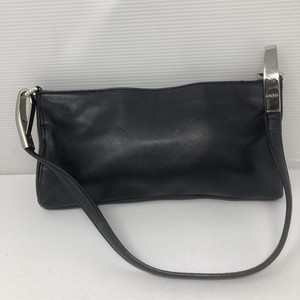 dkny leather shoulder bolsa