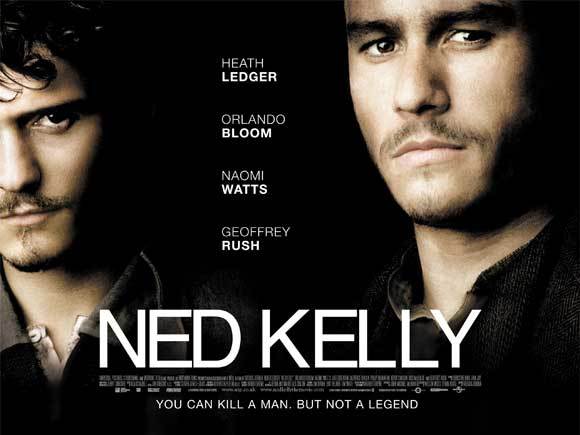 NED KELLY Movie POSTER 30x40 Heath Ledger Orlando Bloom Geoffrey ...