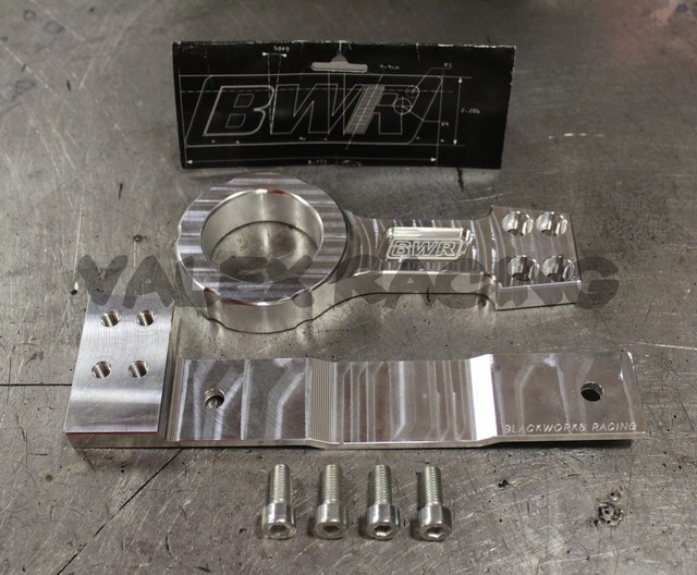 Blackworks Rear Tow Hook 10+ Mitsubishi Evo X (10) Raw Silver eBay