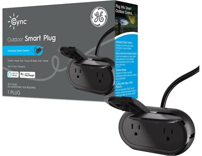 Cync by GE Outdoor Wi-Fi Enabled Smart Plug